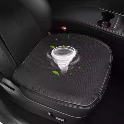 All-Weather Ice Silk Seat Cushion for Tesla Model Y Juniper & Model 3 Highland | Custom Fit, Breathable Cooling Comfort
