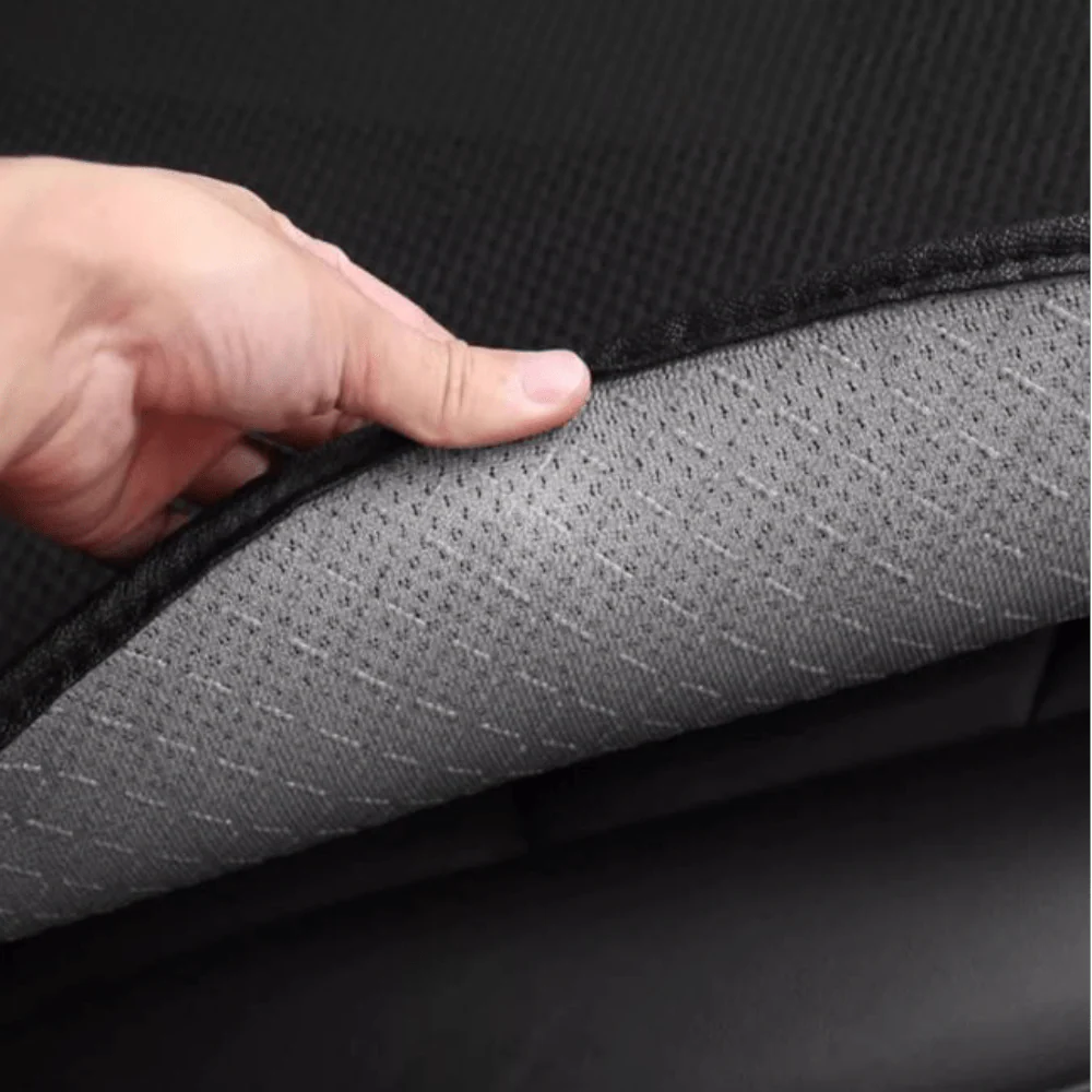 All-Weather Ice Silk Seat Cushion for Tesla Model Y Juniper & Model 3 Highland | Custom Fit, Breathable Cooling Comfort