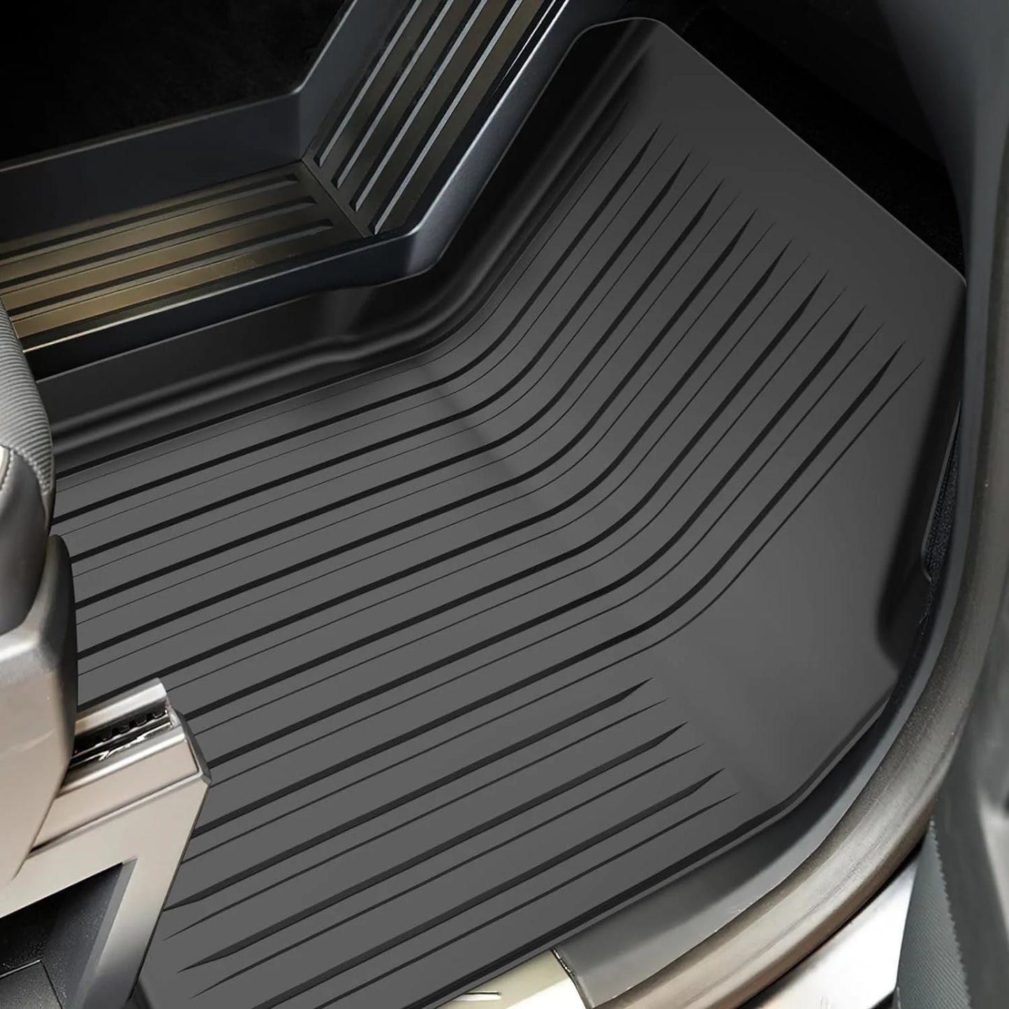 All-Weather TPE Floor Mats for Tesla Cybertruck 2024+ | Custom Fit, Eco-Friendly, Waterproof & Anti-Slip