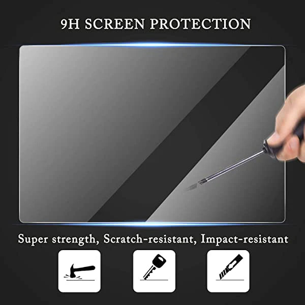 9H Tempered Glass Screen Protector for Tesla Model 3 & Model Y (15-Inch Touchscreen) Anti-Glare | Anti-Fingerprint | Blue Light Filtering | 2.5D Rounded Edge