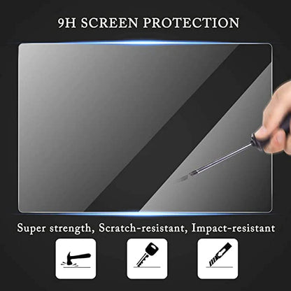 9H Tempered Glass Screen Protector for Tesla Model 3 & Model Y (15-Inch Touchscreen) Anti-Glare | Anti-Fingerprint | Blue Light Filtering | 2.5D Rounded Edge