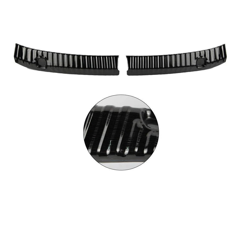 Anti-Scratch Rear Bumper Protector for Tesla Model Y 2020–2025 | Stainless Steel Trunk Sill Guard with Carbon Fiber Texture Tesla Parts