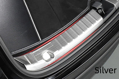Anti-Scratch Rear Bumper Protector for Tesla Model Y 2020–2025 | Stainless Steel Trunk Sill Guard with Carbon Fiber Texture Tesla Parts