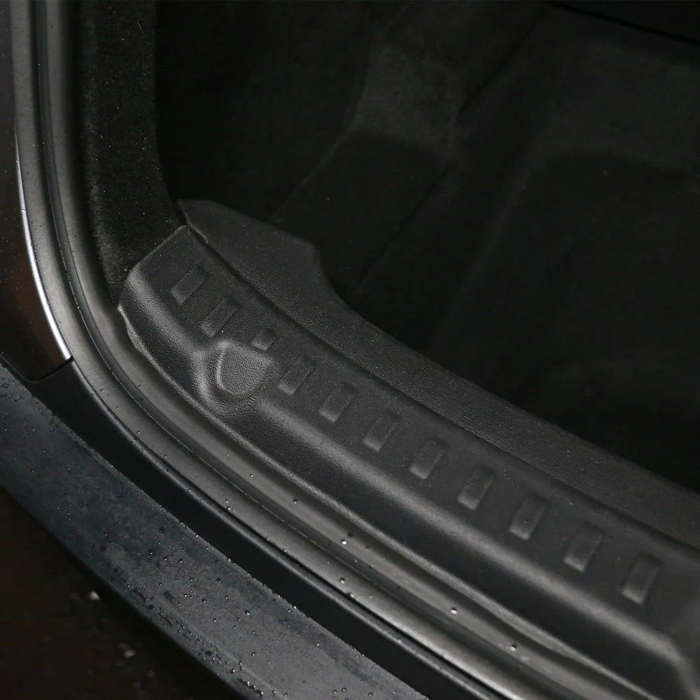 Rear Bumper Protector for Tesla New Model Y 2025.3-ON – Anti-Scratch TPE Trunk Guard, Precision-Fit Rear Cargo Protection