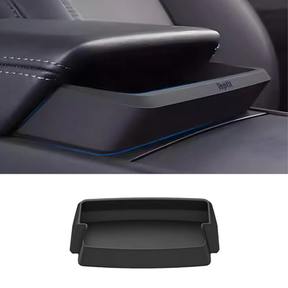 X-Auto Armrest Console Sunglasses Organizer for Tesla Model 3/Y/S/X (2017-Present) – Custom-Fit Silicone Storage Tray for Tesla Model 3 Highland & New Model Y