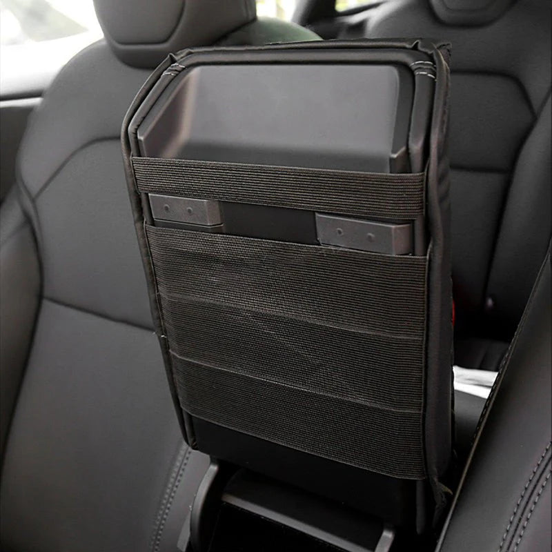 Tesla Model 3 Highland Armrest Cover – Premium PU Leather Interior Protector