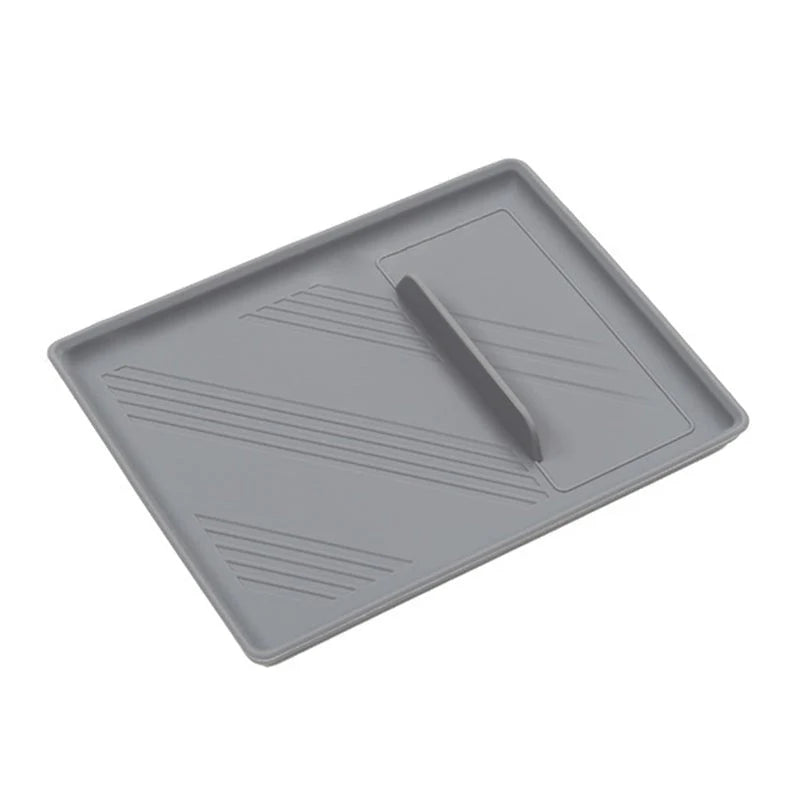 Armrest Storage Box Organizer for Tesla Model S & Model X (2022-On) | Custom-Fit TPE Sliding Tray Insert