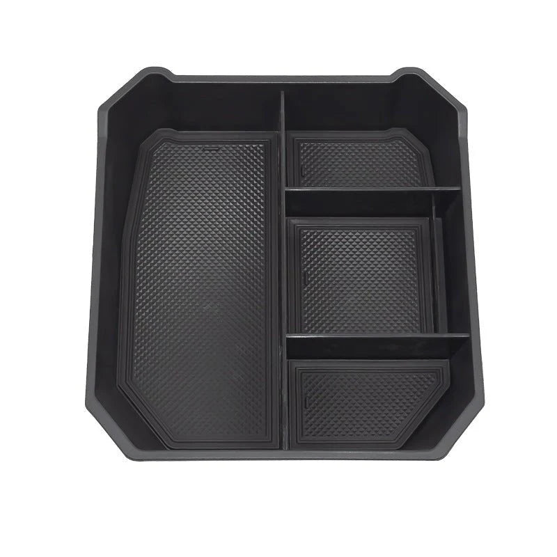 Upper & Lower Armrest Storage Box Organizer for Tesla Cybertruck (2024–Present) | Center Console Space Optimization