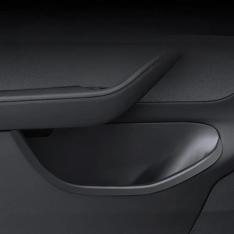 TPE Car Door Side Storage Box for Tesla Model Y Juniper (2024 Refresh) – 4PCS Door Pocket Organizer, Scratch Protection & Noise-Reducing Design
