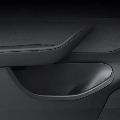 TPE Car Door Side Storage Box for Tesla Model Y Juniper (2024 Refresh) – 4PCS Door Pocket Organizer, Scratch Protection & Noise-Reducing Design
