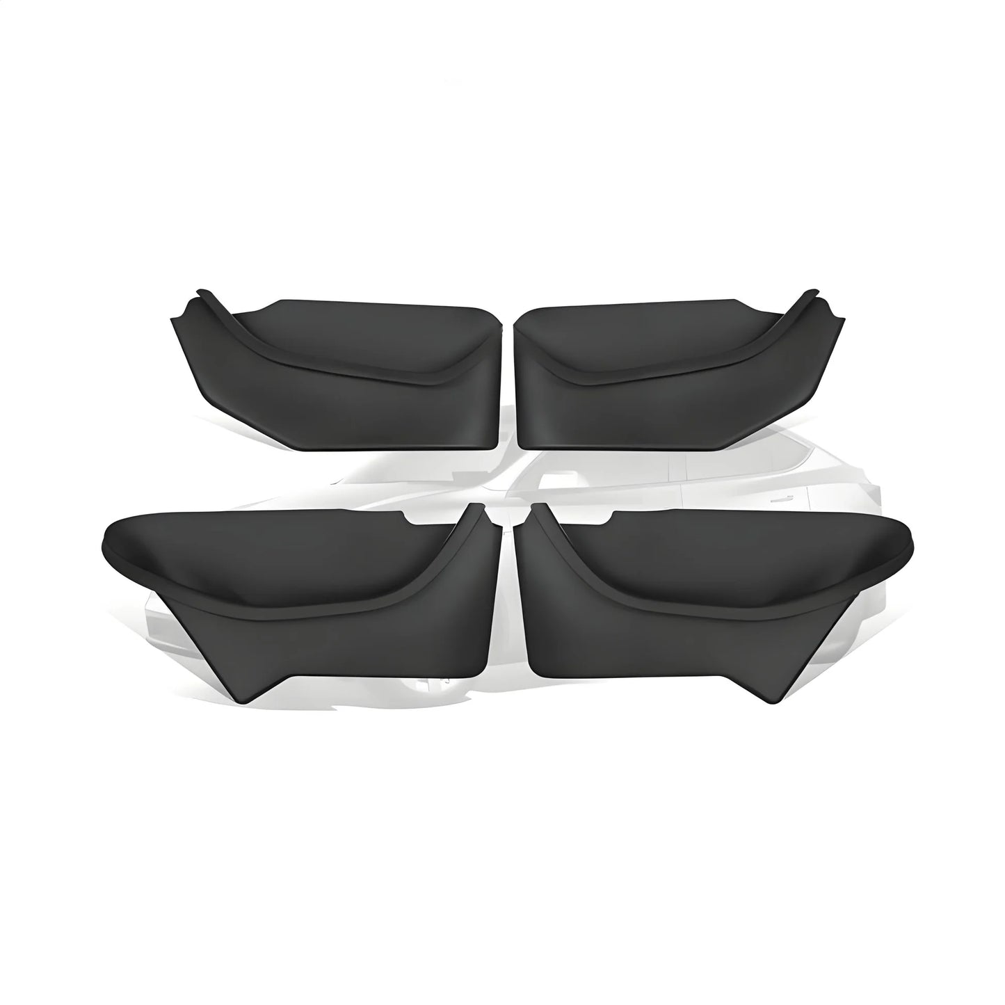 TPE Car Door Side Storage Box for Tesla Model Y Juniper (2024 Refresh) – 4PCS Door Pocket Organizer, Scratch Protection & Noise-Reducing Design