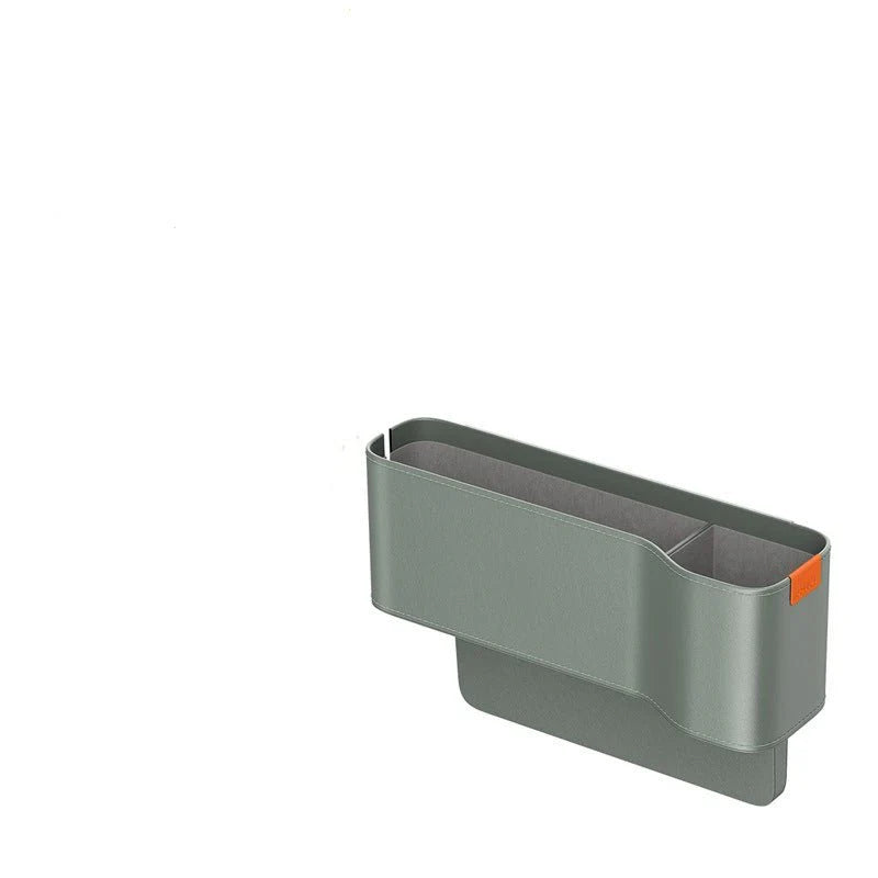 Premium Leather Car Seat Gap Filler Organizer for Tesla Model 3/Y/S/X – Custom Fit Console Side Pocket Storage