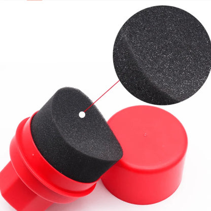 Premium Car Tire Shine Sponge Applicator for Tesla Model S/Y/3/X & Cybertruck – High-Density Tire Dressing Pad with Storage Lid