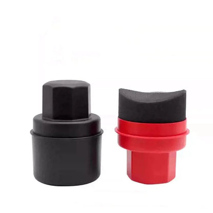 Premium Car Tire Shine Sponge Applicator for Tesla Model S/Y/3/X & Cybertruck – High-Density Tire Dressing Pad with Storage Lid