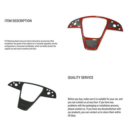 Carbon Fiber Yoke Steering Wheel Trim Cover for Tesla Model S/X (2021+) – Real Carbon Fiber Interior Upgrade