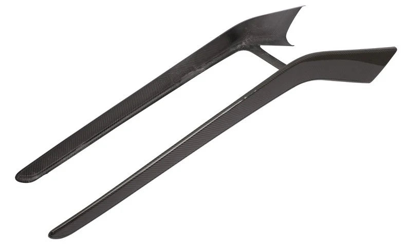 Carbon Fiber Center Console Trim Cover for Tesla Model 3 & Model Y – Real High Gloss Carbon Fiber Overlay