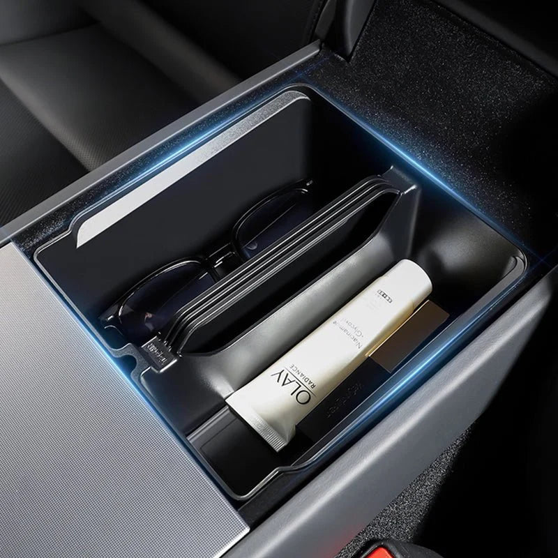 Center Armrest Storage Box Organizer for Tesla Model 3 Highland (2024+) & Model Y Juniper (2024+)