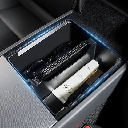 Center Armrest Storage Box Organizer for Tesla Model 3 Highland (2024+) & Model Y Juniper (2024+)