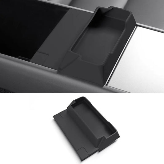 Center Console Glasses Tray for Tesla Model Y Juniper (2025+) & Model 3 Highland (2023.10+) | Silicone Non-Slip Organizer