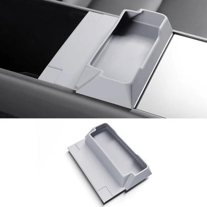 Center Console Glasses Tray for Tesla Model Y Juniper (2025+) & Model 3 Highland (2023.10+) | Silicone Non-Slip Organizer