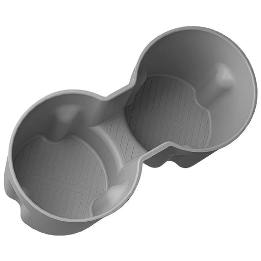 Premium Center Console Cup Holder Insert for Tesla Model 3 Highland (2024+) & Model Y Juniper | Spill-Resistant Silicone Stabilizer