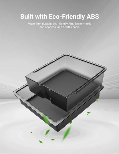Center Console Tray & Armrest Organizer for Tesla Model 3 Highland (2024+) & New Model Y — Custom-Fit TPE Storage Box