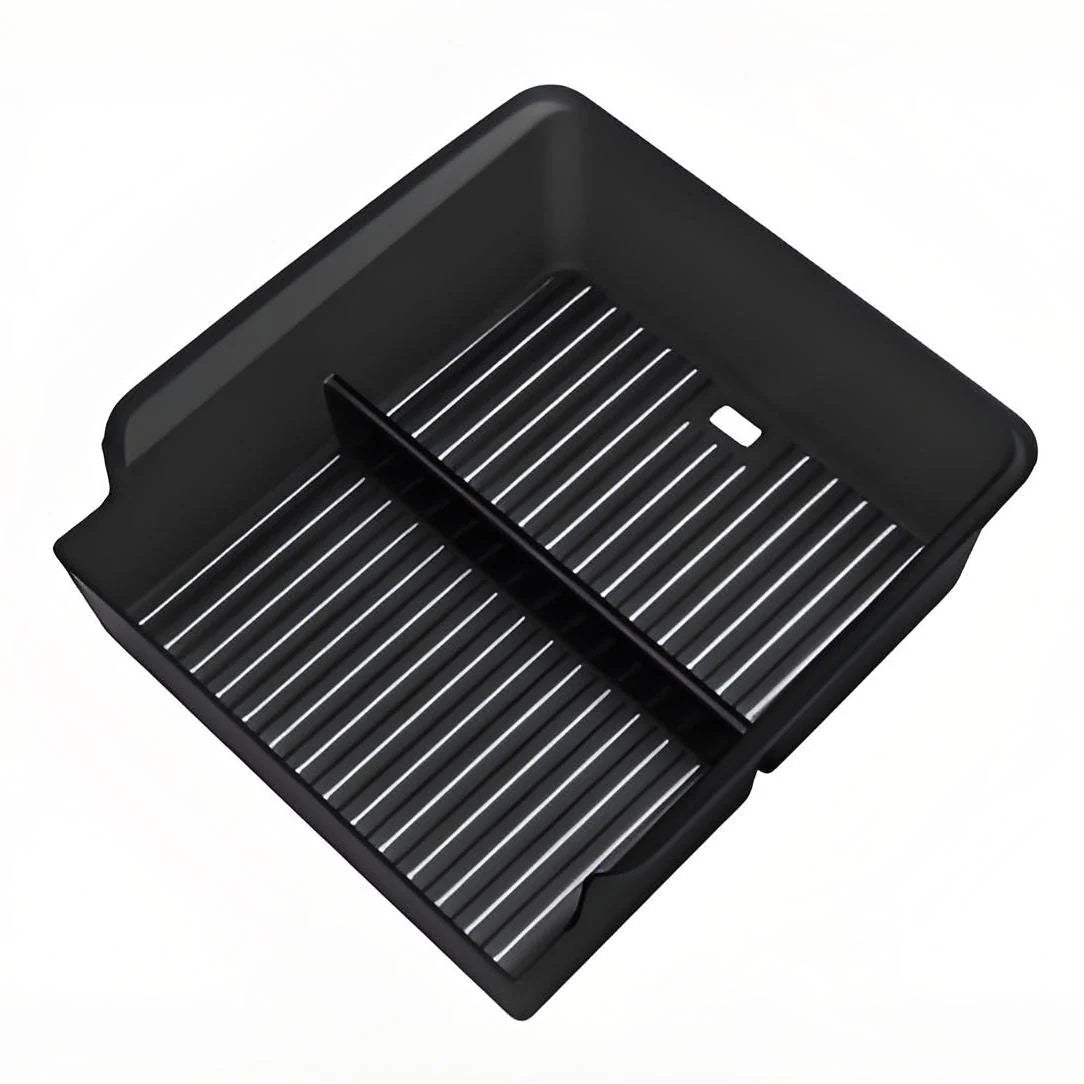 Center Console Storage Box for Tesla Model 3 Highland & Model Y Juniper — Upper, Lower & Armrest Organizer Options