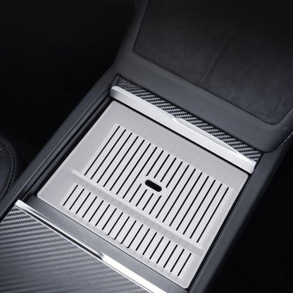 Center Console Storage Box for Tesla Model 3 Highland & Model Y Juniper — Upper, Lower & Armrest Organizer Options