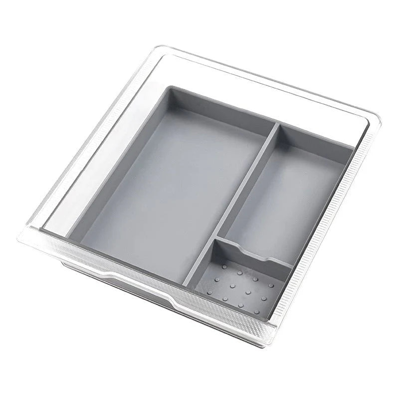 Center Front Storage Box for Tesla Model 3 Highland (2023-On) & New Model Y – ABS Front Console Organizer