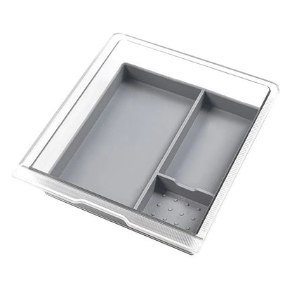 Center Front Storage Box for Tesla Model 3 Highland (2023-On) & New Model Y – ABS Front Console Organizer