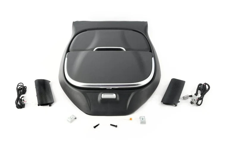 Seatback Foldable Table with Wireless Charging for Tesla Model 3 & Model Y (Rear Seat Work & Dining Tray)