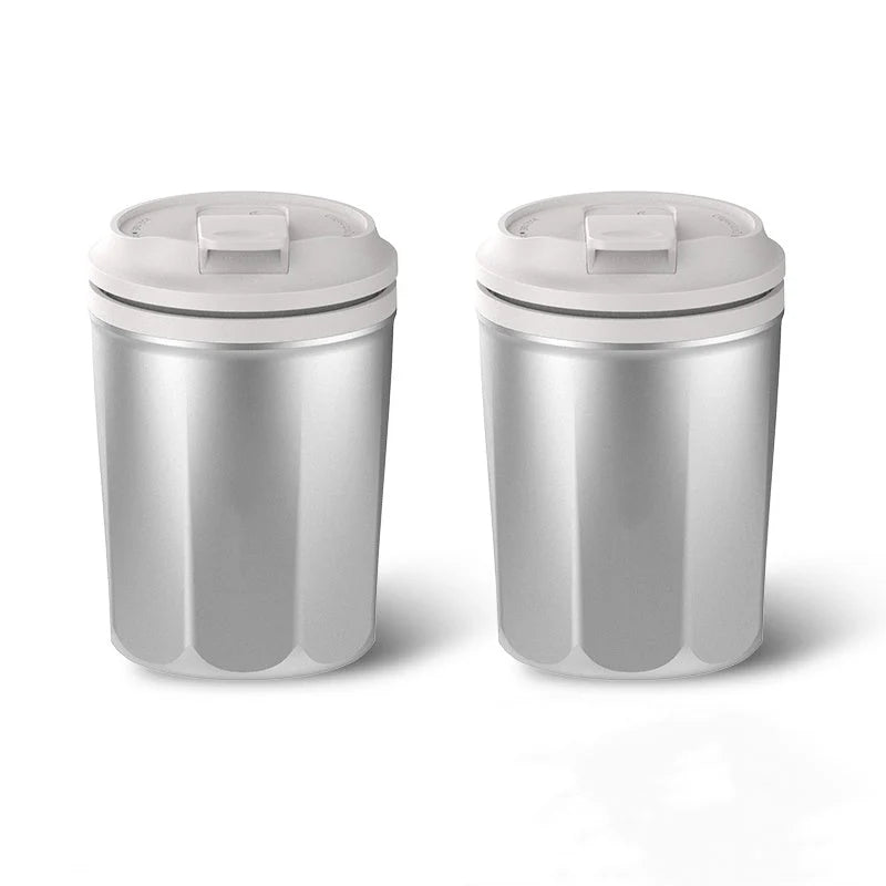 Coffee Mug-Style LED Car Ashtray for Tesla Model 3, Model Y, Model S, Model X Smoke-Proof, Fire-Resistant, Easy-Clean Design