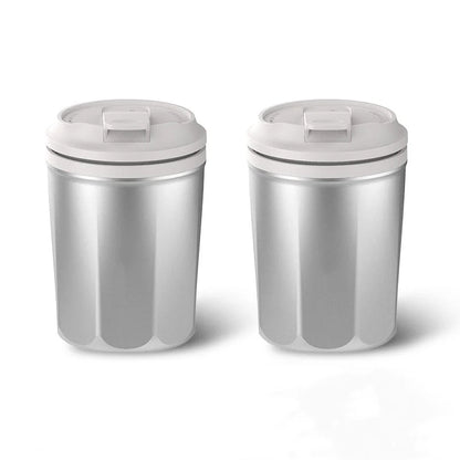 Coffee Mug-Style LED Car Ashtray for Tesla Model 3, Model Y, Model S, Model X Smoke-Proof, Fire-Resistant, Easy-Clean Design