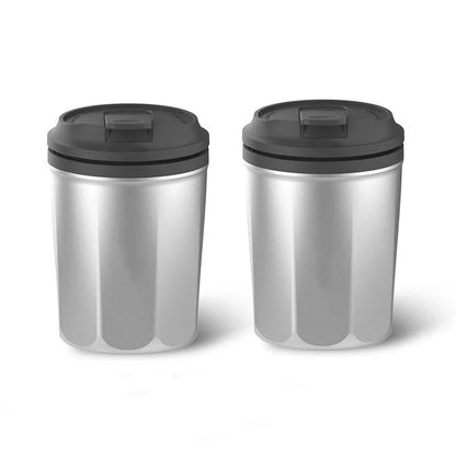 Coffee Mug-Style LED Car Ashtray for Tesla Model 3, Model Y, Model S, Model X Smoke-Proof, Fire-Resistant, Easy-Clean Design