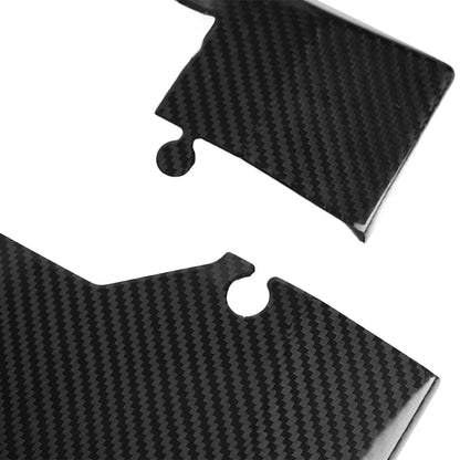 Real Dry Carbon Fiber Display Back Overlay for Tesla Cybertruck (2024+) | Center Screen Rear Cover, Precision Fit, 2-Piece Design