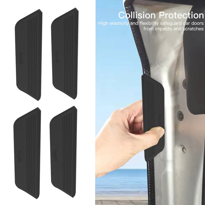 Door Armrest Pads for Tesla Cybertruck (4-Pack) – Black Silicone Armrest Covers for Comfort, Protection & Noise Reduction