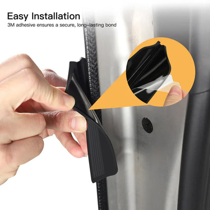 Door Armrest Pads for Tesla Cybertruck (4-Pack) – Black Silicone Armrest Covers for Comfort, Protection & Noise Reduction