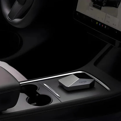 Cybertruck-Style Smart Car Diffuser for Tesla Model X/Y/S/3/Cybertruck – Intelligent Aromatherapy Air Purifier with LED Breathing Light