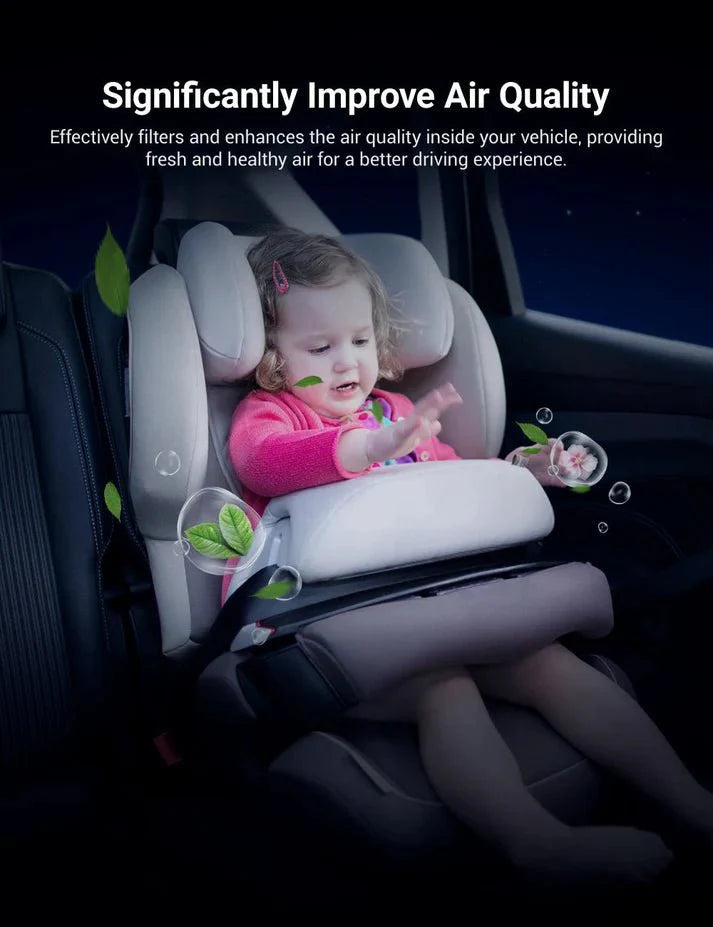 Cybertruck-Style Smart Car Diffuser for Tesla Model X/Y/S/3/Cybertruck – Intelligent Aromatherapy Air Purifier with LED Breathing Light