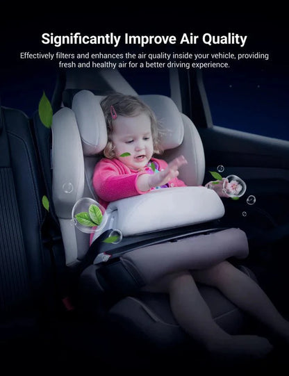 Cybertruck-Style Smart Car Diffuser for Tesla Model X/Y/S/3/Cybertruck – Intelligent Aromatherapy Air Purifier with LED Breathing Light