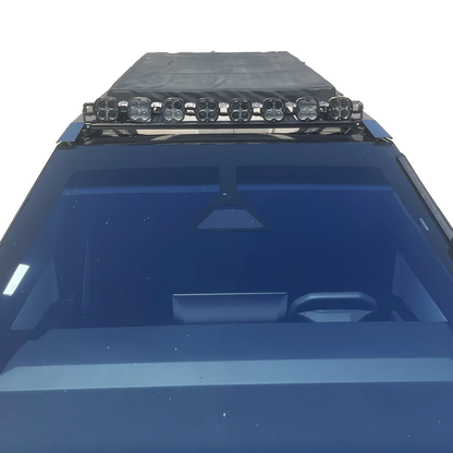 Tesla Cybertruck Visor Extension Sunshade (2024+) – Interior Light Gap Cover, Gloss Black UV-Protected Polycarbonate, Set of 2