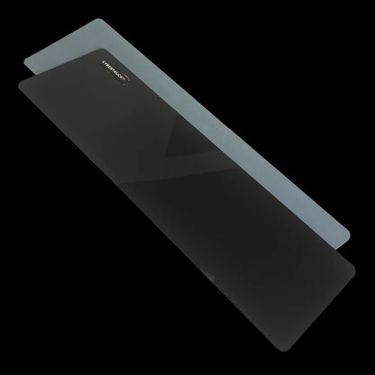 Tesla Cybertruck Visor Extension Sunshade (2024+) – Interior Light Gap Cover, Gloss Black UV-Protected Polycarbonate, Set of 2