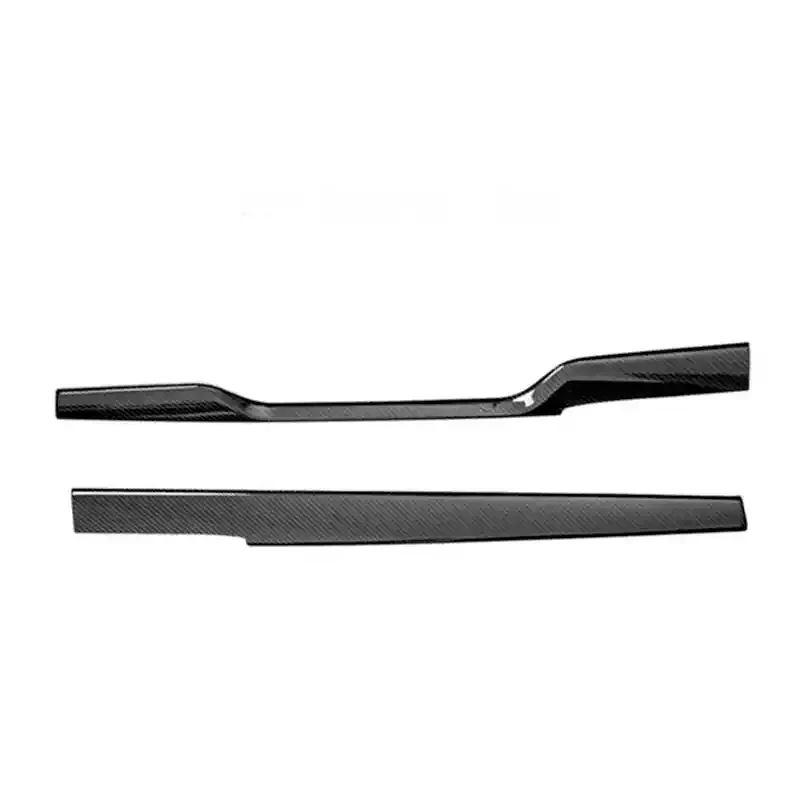 Dashboard Panel Dry Carbon Fiber Overlay for Tesla Model S Model 3 Model Y Model X 2021+ – Real Molded Carbon Fiber Interior Upgrade