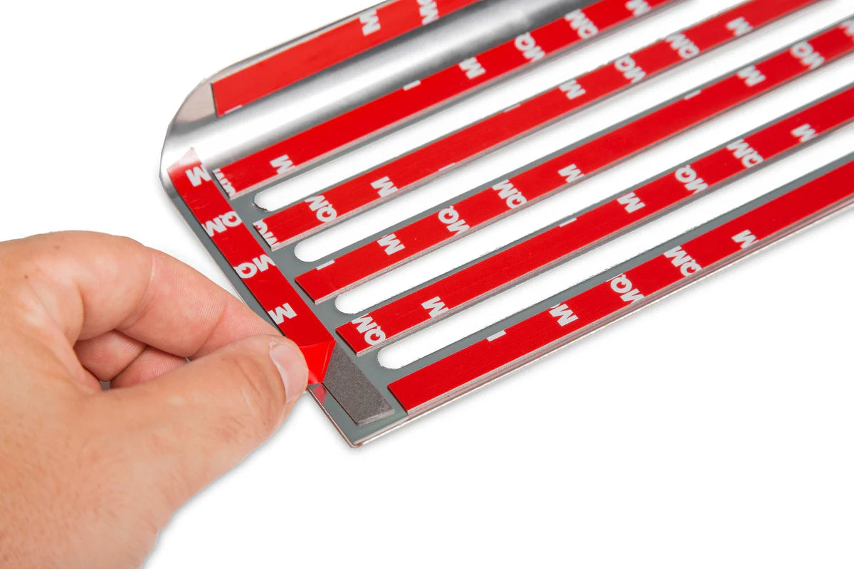 Brushed Metal Foot Rest Dead Pedal Cover for Tesla Model 3 (LHD) – Non-Slip Performance Interior Upgrade