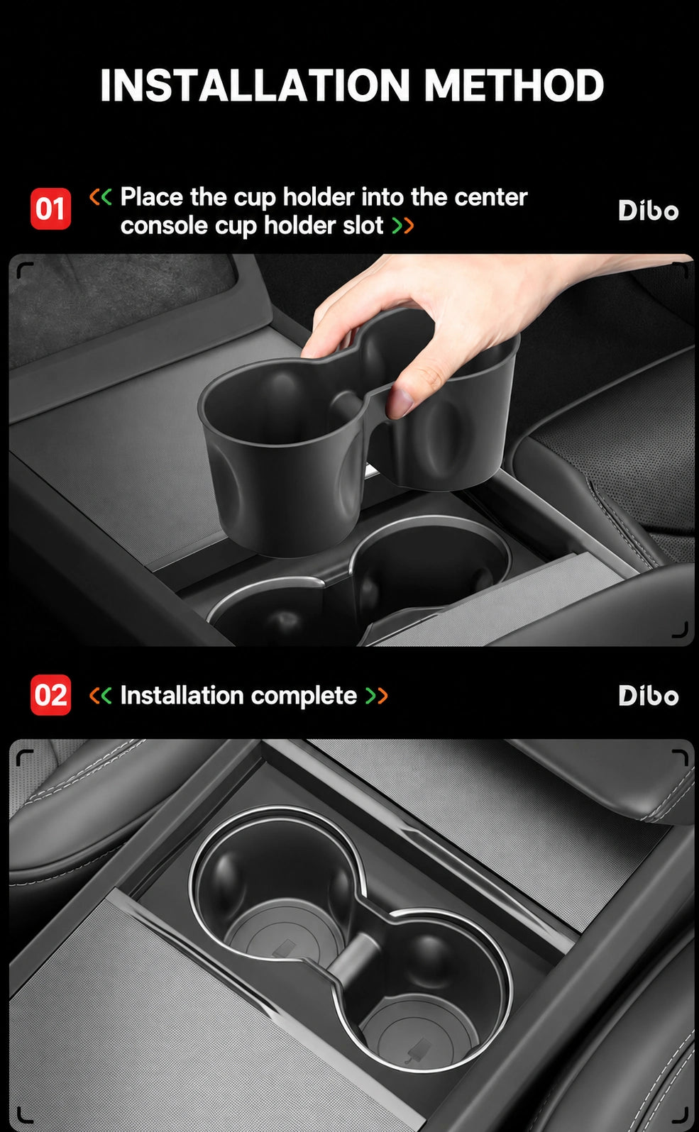 Tesla Cup Holder Inserts and Coasters - English product detail