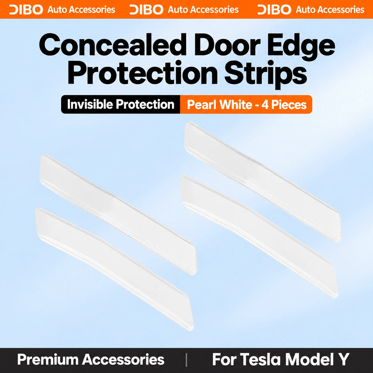 Dibo Tesla accessory - Model Y; Pearl White; 4 pieces.
