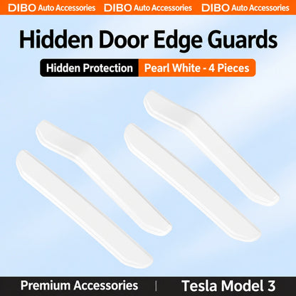 Dibo Tesla accessory - Model 3; Pearl White; 4 pieces.