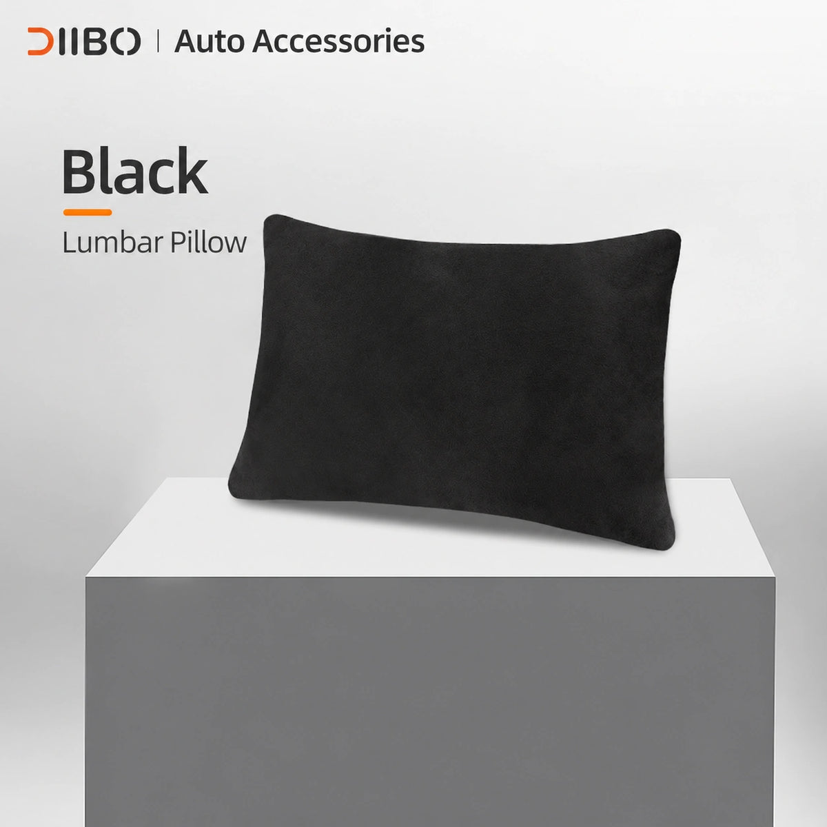 Dibo Tesla accessory - Black; 1 Lumbar Pillow. Preserve product count exactly and do NOT add medical claims.