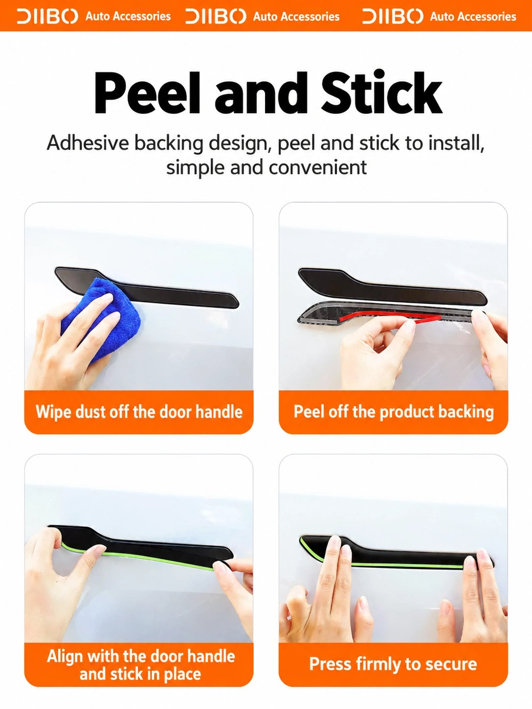 Tesla Luminous Door Handle Covers - English product detail