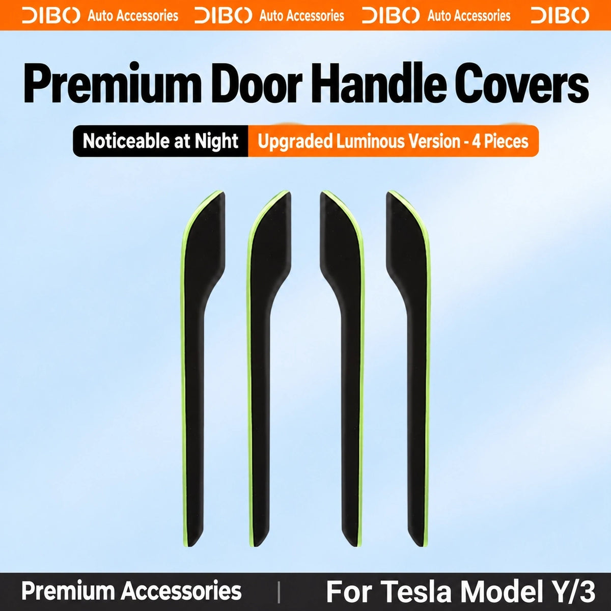 Tesla Luminous Door Handle Covers - English product detail